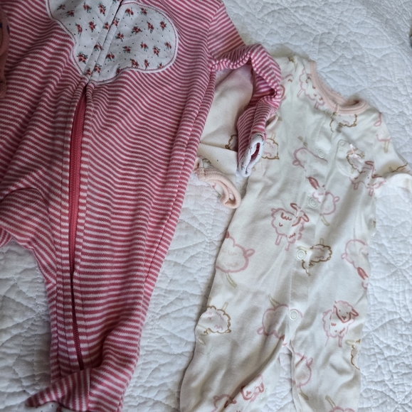 Carter's 5pc Girls Sleeper Footed Pajamas Footies Set - Picture 8 of 14